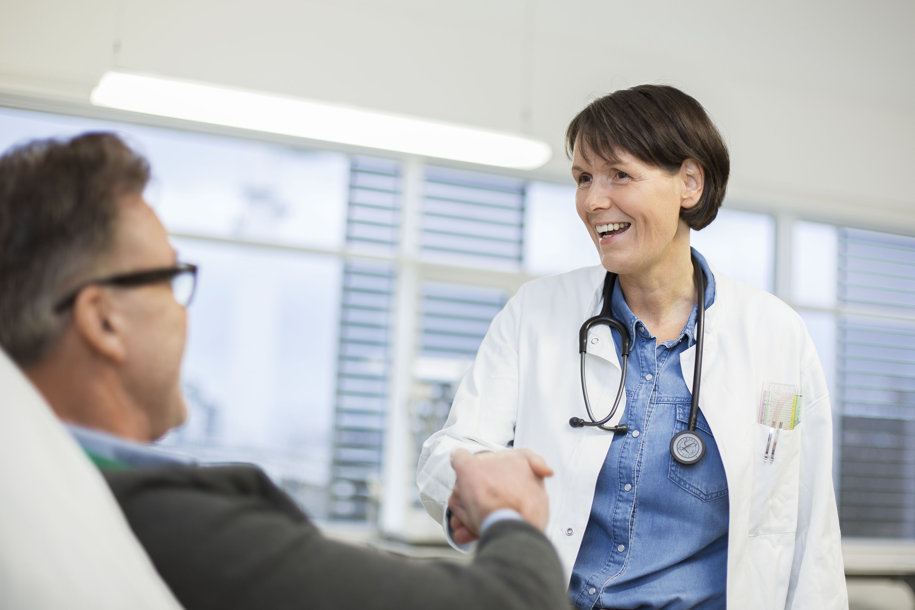 Aufklärung des Patienten durch Studienärztin